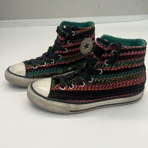 Unique knitted kids converse sneakers